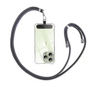 Anfire Mobile Phone Chain Universal for All Smartphones, Phone Strap for Hanging with Pad, Phone Strap Cord Chain for Outdoor, Travel, On-the-Go Phone Holder, Adjustable and Removable, Dark Grey