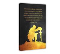ANFOTCM 2 Timothy 2 3 to 4 Poster Print Decorative Painting Canvas Wall Art Living Room Posters Bedroom Painting 12x18inch(30x45cm)
