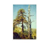 ANFOTCM August Cappelen,Study of Trees, Poster Print Decorative Painting Canvas Wall Art Living Room Posters Bedroom Painting 24x36inch(60x90cm)