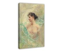 ANFOTCM Daniel Hernandez,The Model, 1900, Poster Print Decorative Painting Canvas Wall Art Living Room Posters Bedroom Painting 24x36inch(60x90cm)
