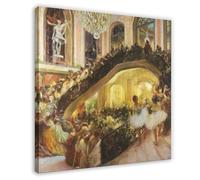 ANFOTCM Gaston La Touche,The Masquerade Ball - Grand Opera House, Paris, Canvas Poster Wall Art Decor Print Picture Paintings for Living Room Bedroom Decoration 24x24inch(60x60cm)