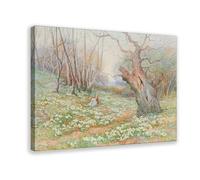 ANFOTCM George Hughes (1813 Vintage Wall Decoration Famous Oil Paintings for Living Room Classic Artwork Pictures Home Decor 16x24inch(40x60cm)