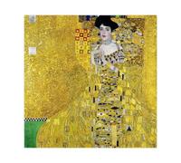 ANFOTCM Gustav Klimt,Portrait of Adele Bloch-Bauer I, 1907, Canvas Poster Wall Art Decor Print Picture Paintings for Living Room Bedroom Decoration 24x24inch(60x60cm)