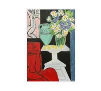 ANFOTCM Henri Matisse,Daisies, 1939 Vintage Wall Decoration Famous Oil Paintings for Living Room Classic Artwork Pictures Home Decor 16x24inch(40x60cm)
