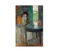 ANFOTCM James Ensor,The Wait, Poster Print for Teen Boys Room Wall Art Canvas Painting Print 12x18inch(30x45cm)