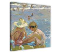 ANFOTCM Joaquin Sorolla,The Wounded Foot, 1909,r Poster for Room Aesthetics Canvas Wall Art Poster And Print 24x24inch(60x60cm)