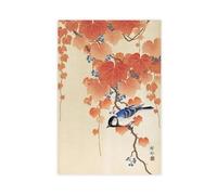 ANFOTCM Koson Ohara,Birds on Vine Poster for Room Aesthetics Canvas Wall Art Poster And Print 24x36inch(60x90cm)