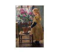 ANFOTCM Leon Frederic,Gabrielle Frederic, The Artist's Daughter, Canvas Poster Bedroom Decor Sports Landscape Office Room Decor Gift 12x18inch(30x45cm)