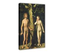 ANFOTCM Lucas Cranach The Elder,Adam And Eve, 1510, Poster for Room Aesthetics Canvas Wall Art Poster And Print 20x30inch(50x75cm)