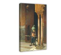 ANFOTCM Ludwig Deutsch,The Harem Guard, Poster for Room Aesthetics Canvas Wall Art Poster And Print 24x36inch(60x90cm)