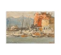 ANFOTCM Maurice Desire Vintage Wall Decoration Famous Oil Paintings for Living Room Classic Artwork Pictures Home Decor 24x36inch(60x90cm)