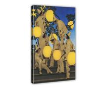 ANFOTCM Maxfield Parrish,The Lantern Bearers, Canvas Posters Wall Art Bedroom Office Room Decor Gift 20x30inch(50x75cm)