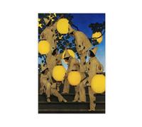 ANFOTCM Maxfield Parrish,The Lantern Bearers, Poster Print Decorative Painting Canvas Wall Art Living Room Posters Bedroom Painting 12x18inch(30x45cm)