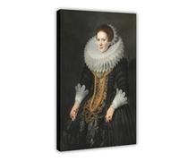 ANFOTCM Michiel Jansz. Van Mierevelt,Portrait De Femme, Poster for Room Aesthetics Canvas Wall Art Poster And Print 20x30inch(50x75cm)
