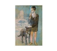 ANFOTCM Pablo Picasso,Boy with A Dog, Art Wall Decoration Poster Family Bar Restaurant Garage Cafe Art Sign Gift 24x36inch(60x90cm)