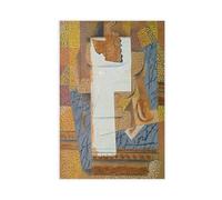 ANFOTCM Pablo Picasso,Composition with Cut Pear And A Bunch of Grapes Art Wall Decoration Poster Family Bar Restaurant Garage Cafe Art Sign Gift 16x24inch(40x60cm)