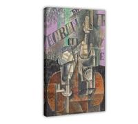ANFOTCM Pablo Picasso,Table in A Cafe,Bottle of Pernod, Poster Print for Teen Boys Room Wall Art Canvas Painting Print 24x36inch(60x90cm)