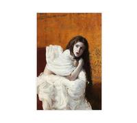 ANFOTCM Paolo Vetri,Girl Getting Out of The Bath, Canvas Wall Art Print Poster For Home School Office Decor 16x24inch(40x60cm)