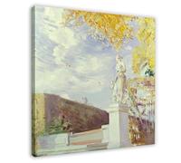 ANFOTCM Paul Cesar Helleu,A Statue Of Venus In The Garden Of Versailles, 1896, Poster for Room Aesthetics Canvas Wall Art Poster And Print 28x28inch(70x70cm)