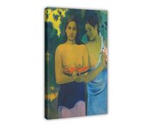 ANFOTCM Paul Gauguin,Two Tahitian Women, Poster for Room Aesthetics Canvas Wall Art Poster And Print 12x18inch(30x45cm)