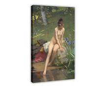ANFOTCM Paul Peel,The Little Shepherdess, Poster for Room Aesthetics Canvas Wall Art Poster And Print 20x30inch(50x75cm)