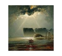 ANFOTCM Peder Balke,From North Cape, 1840, Poster for Room Aesthetics Canvas Wall Art Poster And Print 12x12inch(30x30cm)