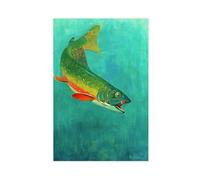 ANFOTCM Philip Russell Goodwin,Catching The Bait, Vintage Wall Decoration Famous Oil Paintings for Living Room Classic Artwork Pictures Home Decor 12x18inch(30x45cm)