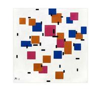 ANFOTCM Piet Mondrian,Composition in Colour A, Poster for Room Aesthetics Canvas Wall Art Poster And Print 20x20inch(50x50cm)