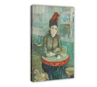 ANFOTCM Vincent Van Gogh,In The Café Agostina Segatori in Le Tambourin, Canvas Poster Wall Art Bedroom Decor Office Room Kitchen Decor Gift 16x24inch(40x60cm)