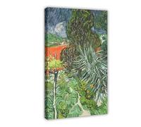 ANFOTCM Vincent Van Gogh,The Garden of Doctor Gachet at Auvers-sur-Oise Canvas Wall Art Print Poster For Home School Office Decor 20x30inch(50x75cm)