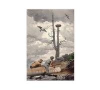 ANFOTCM Winslow Homer,the Eagle's Nest, Canvas Art Poster And Wall Art Picture Print Modern Family Bedroom Decor Posters 20x30inch(50x75cm)