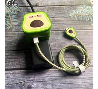 ANFTF Protective Case for Apple 35W Dual USB-C Charger Adaptor, Cute 3D Charger Protector Cover, Unique Cartoon Design Cable Protector for iPhone/iPad/MacBook Fast Charger (IPCA-09)