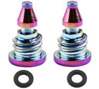 ANFUXT Bicycle Brake Lever Bleed Screw, Pack of 2, Titanium Alloy, MT2/MT4/MT5/MT7/MT8 Compatible