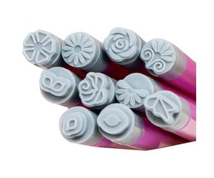 AnfWerkzeuge Nail Buffer Pen - Nail Padding Pen, Boots Nail Stamping Kit | 10 Models, Nail Padding Tool Kit, Nail Pen, NGO Design - Perfect for All Levels of Experience