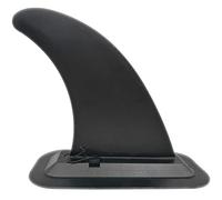 Anfyko 9" Paddle Board Fin Repalcement with Base, Nylon Fiberglass Reinforced, No-Tool Installation, Single Center Fin for Most Inflatable SUPs, Surfboard, Stand-up Paddleboard, Longboard - (1 Set)