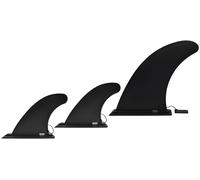 Anfyko Paddle Board Fins Replacement Set of 3 (1P 9" & 2P 5"), Side Fins Fit 0.9inch (23mm) Opening Base, Nylon Fiberglass Reinforced Paddleboard Fin for Most ISUP, Inflatable Paddleboard