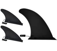 Anfyko Paddle Board Fins Replacement Set of 3 (1P 9" & 2P 5"), Side Fins fit 1.18 inch (30mm) Opening Base, Nylon Fiberglass Reinforced Paddleboard Fin for Most ISUP, Inflatable Paddleboard