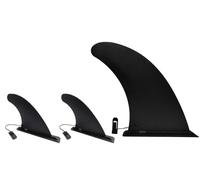 Anfyko Paddle Board Fins Replacement Set of 3, More Durable and, No-Tool Installation, Detachable Quick Release Paddleboard Fin for Most ISUP, Inflatable Paddleboard (1P 9” & 2P 5”), Black