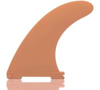 Anfyko Paddleboard Fin Replacement - Quick Install, Enhanced Nylon Fiberglass, Classic Curved Design - Center Fin for Inflatable SUP Stand Up Paddle Board (1P Apricot Yellow)