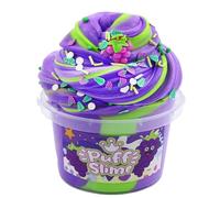 Anfylife Puff Slime ice cream,Party Favors, Soft, Non-Sticky, Mess-Free, Stress Relief, Non-toxic&100% Safe - Toys for Kids Classroom Reward, Boys and Girls Birthday Gifts,Scented,ASMR-Purple Grape