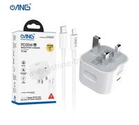 ANG TC76A PD 35W USB C Adaptor With USB C to Lightning Cable Kit For iPhone