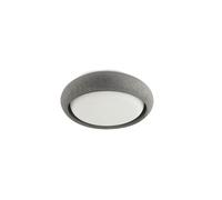 Luminosa Lighting Luminosa Anga 240 Dark Grey Led Ceiling Lamp 18W 2700K Ip44
