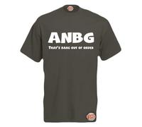 ANGB That's Bang Out of Order! Mens Funny T-Shirt Graphite Medium