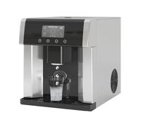 ANGDI 2 in 1 Water Dispenser & Ice Maker, Countertop Water Cooler with LCD Display & 1.8L Water Tank, 10Ice Cube/8Min, 33.07lbs/Day, Stainless Steel Ice Maker for Home, Office, Party