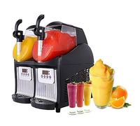 ANGDI Commercial Ice Slush Machine, 2.5Lx2 Tank Professional Frozen Slushie Maker, 300W Frozen Beverage Margarita Making Machine, Efficient Cooling, for Home, Hotel, Cafes, Restaurants