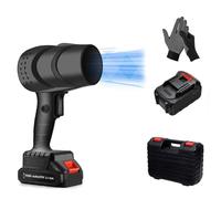 ANGDI Cordless Leaf Blower, 380000RPM Electric Air Duster, Electric Cordless Leaf Fan, Compressed Air Duster with Battery and Charger, Cordless Snow Removal Device for Outdoor Car Cleaning Camping