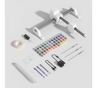 ANGDI Custom Paint by Number Sketch Kit, Personalized Digital Drawing Machine with Auto Draw Clear Disappearing Lines, Customized DIY Self AI Painting Kit for Adults Beginner All-Ages(White)