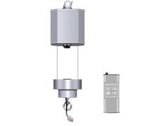 ANGDI Electric Chandelier Lift, Chandelier Hoist Lifter with Remote Control, 9.8ft/min, 49ft Retractable Pendant Light Lifting Hoist, Motorized Lamps Lighting Hoist for Workshop(2-10kg)