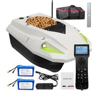 ANGDI Smart Fishing Bait Boat, Intelligent RC Bait Boat with GPS 100-point Positioning, Night Light, Speed Adjustable, Bottom Leak-Type Design, for Chum Release Trolling Hook Drag Net