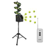 ANGDI Tennis Ball Dropping Machine, Portable Tennis Ball Tosser with Remote Control, 33 Ball Capacity, Height & Direction Adjustable, Pickleball Launcher for Beginners, Kids, Court